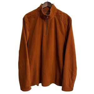 Life Is Good fleece pullover‎ men's large classic fit 1/4 quarter zip activewear